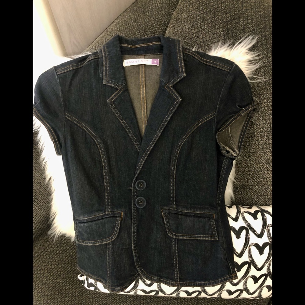 Smart Set Black Jean Jacket
